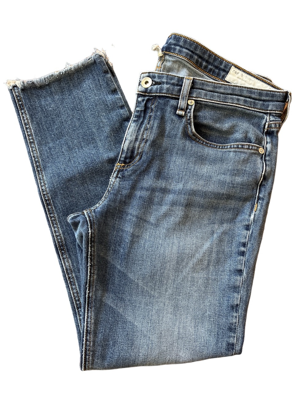 rag & bone Dre Low Rise Slim Boyfriend Jeans in Mariposa size 29